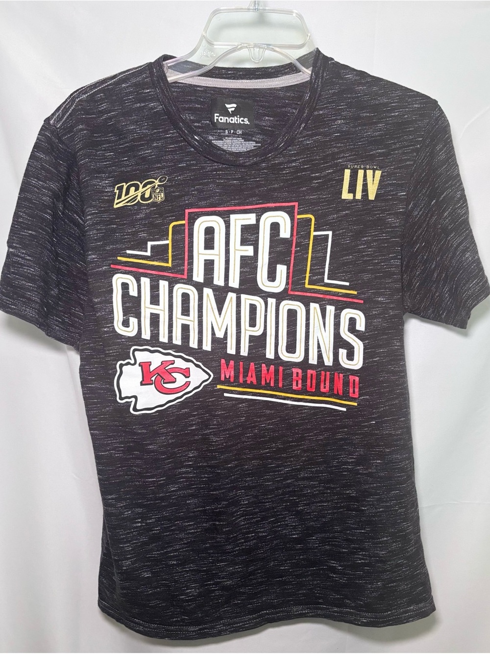 Fanatics Kansas City Chiefs AFC Champions Miami Bound Super Bowl LIV T-shirt